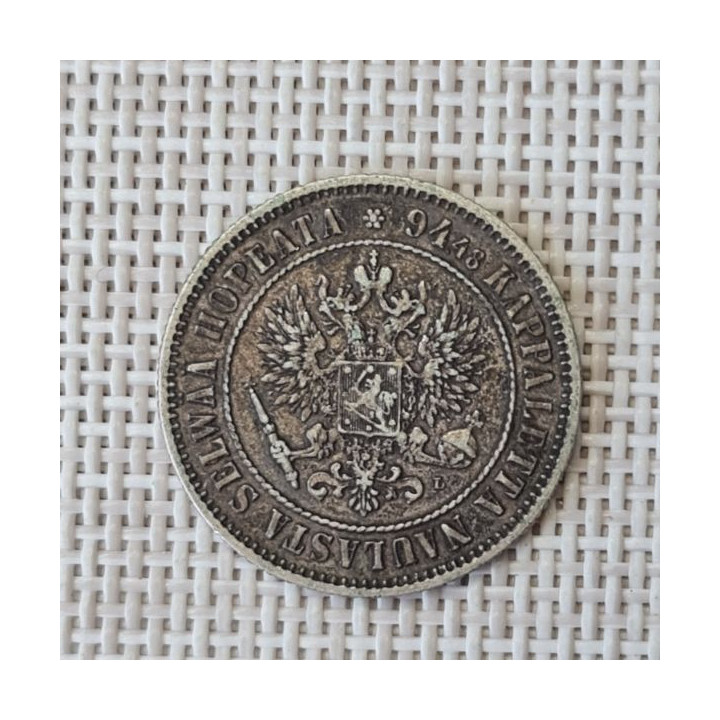 Finland 1 Markka 1890 KM-3.2 VF