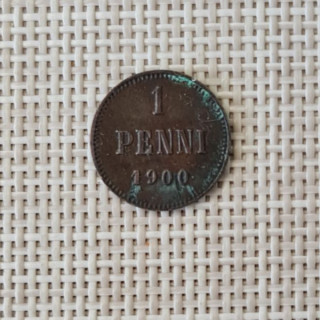 Finland 1 Penni 1900 KM-13 VF