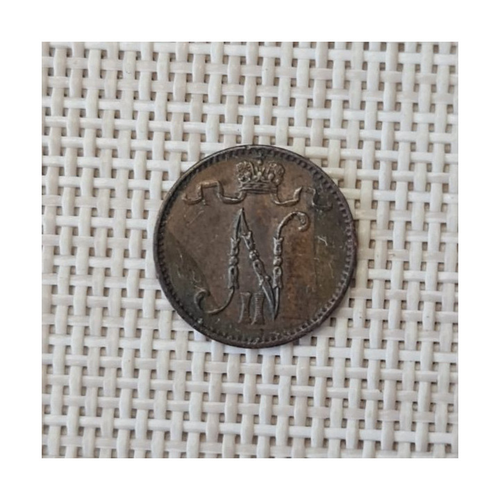 Finland 1 Penni 1900 KM-13 VF