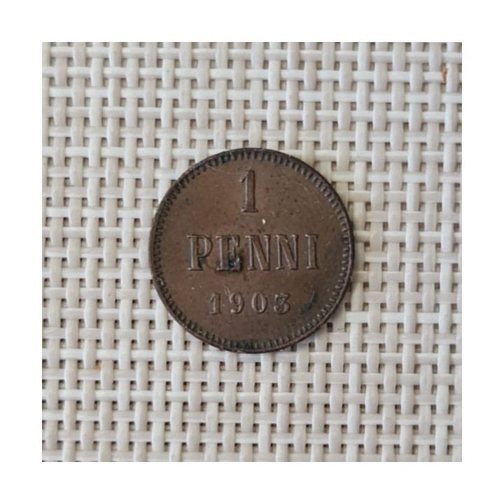 Finland 1 Penni 1903 KM-13 VF