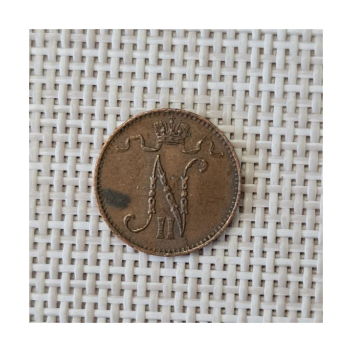 Finland 1 Penni 1907 KM-13 VF