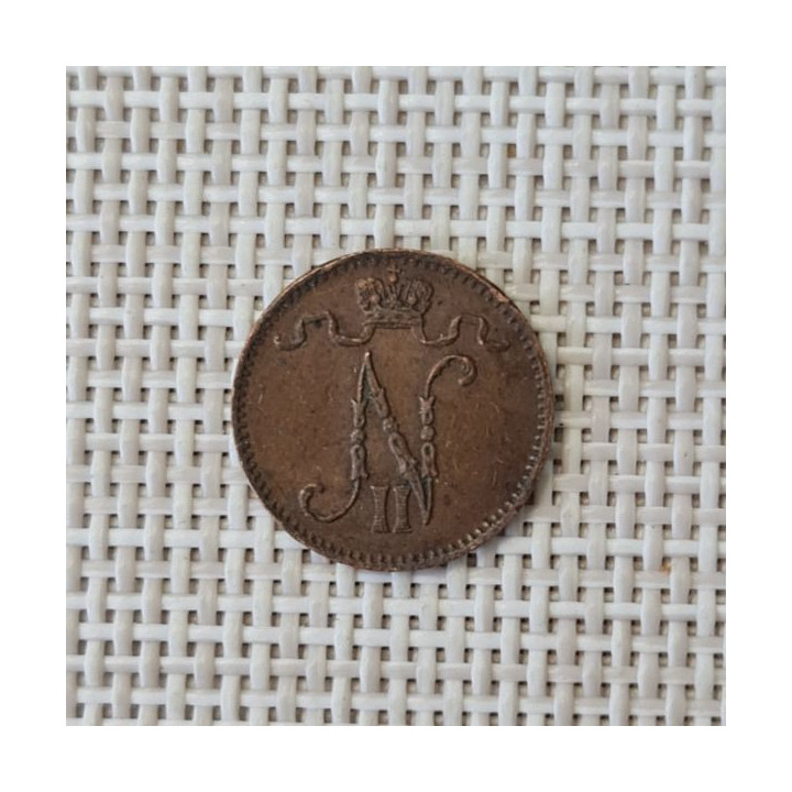 Finland 1 Penni 1909 KM-13 VF