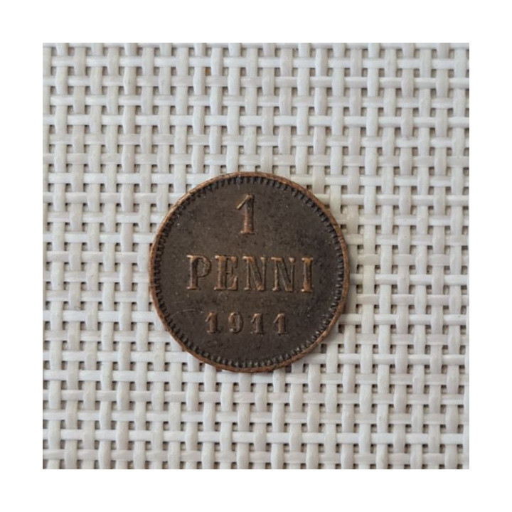 Finland 1 Penni 1911 KM-13 VF