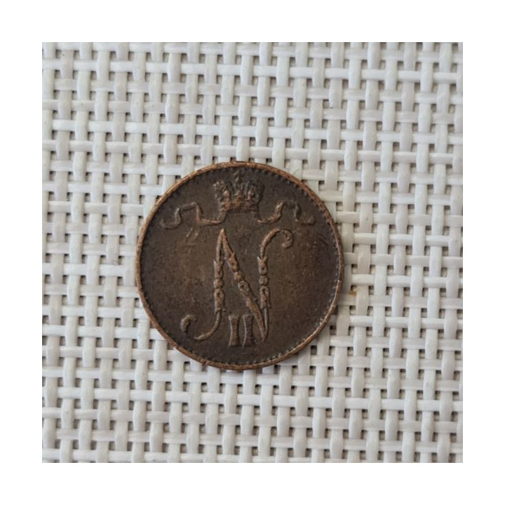 Finland 1 Penni 1911 KM-13 VF