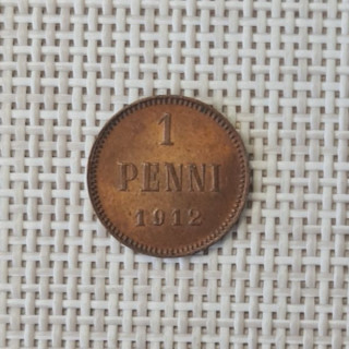 Finland 1 Penni 1912 KM-13 XF