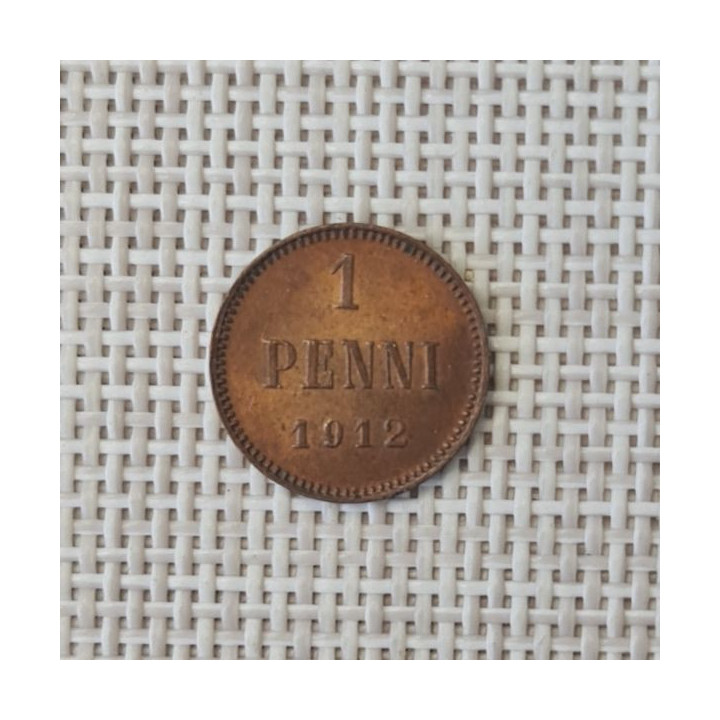 Finland 1 Penni 1912 KM-13 XF