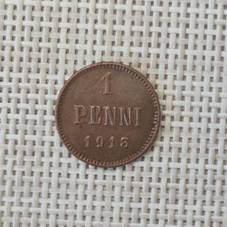 Finland 1 Penni 1913 KM-13 VF