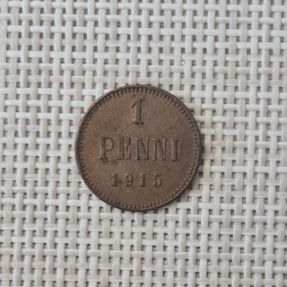 Finland 1 Penni 1915 KM-13 VF