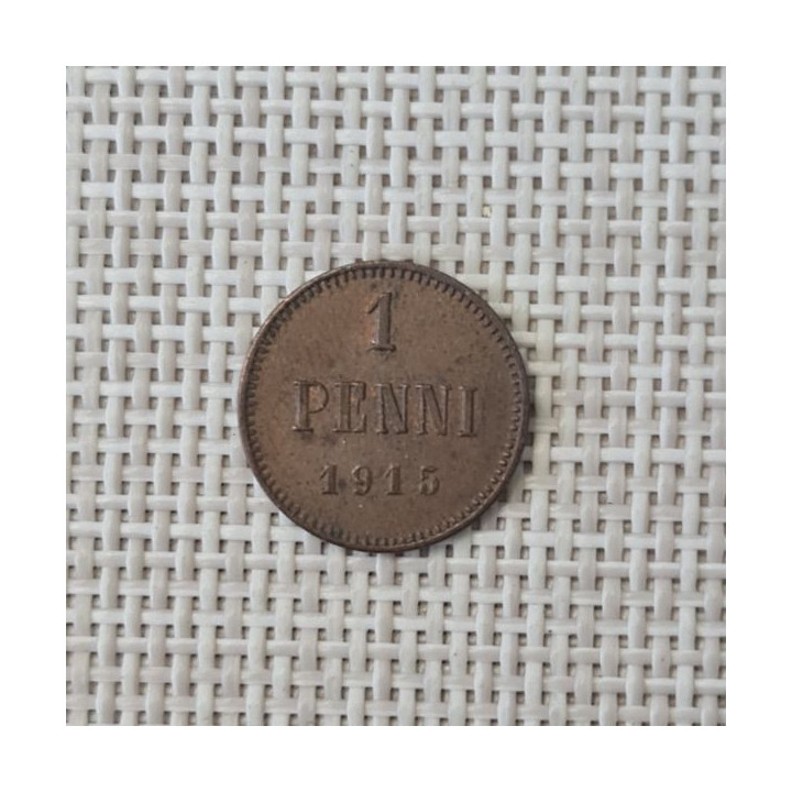 Finland 1 Penni 1915 KM-13 VF