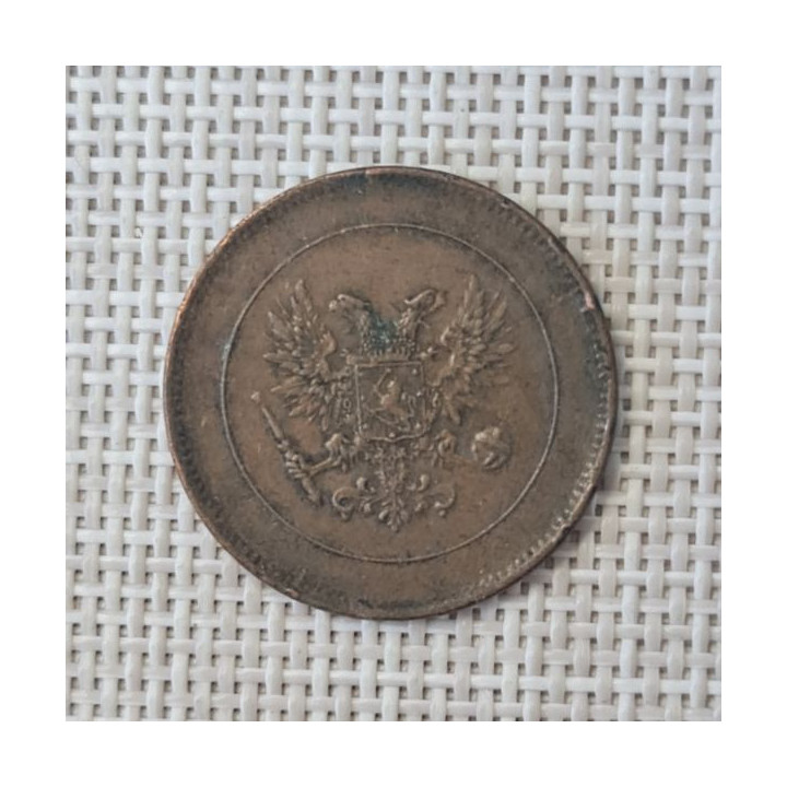 Finland 5 Penniä 1917 KM-17 VF