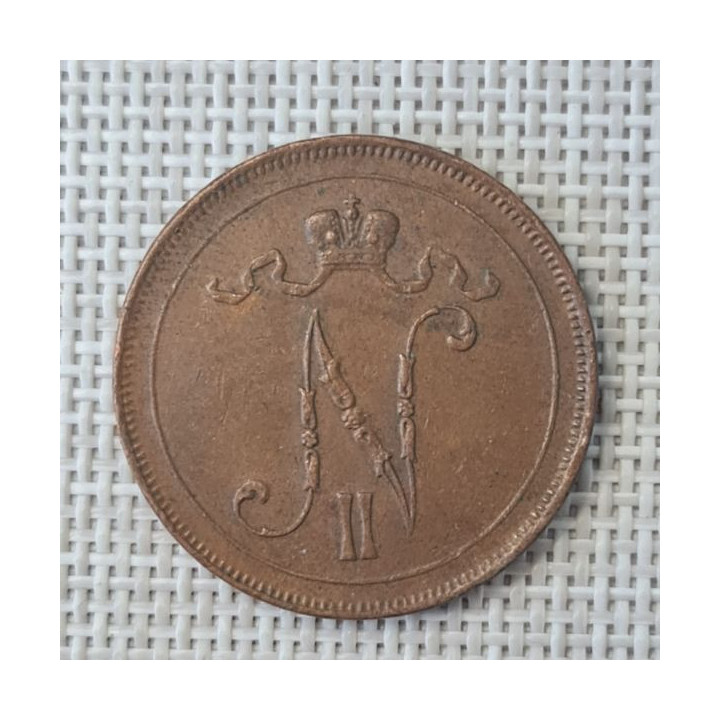 Finland 10 Penniä 1916 KM-14 VF