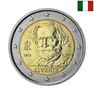 Italy 2 Euro 2013 "Giuseppe Verdi" UNC