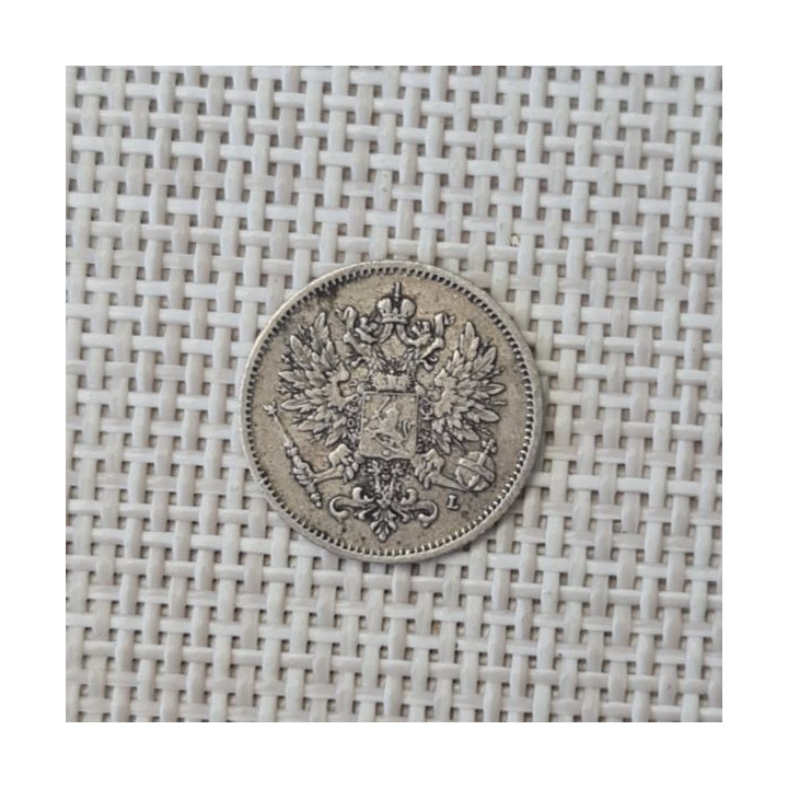 Finland 25 Penniä 1909 KM-6.2 VF
