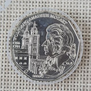 Austria 5 Euro 2006 "Mozart" KM-3131 BU