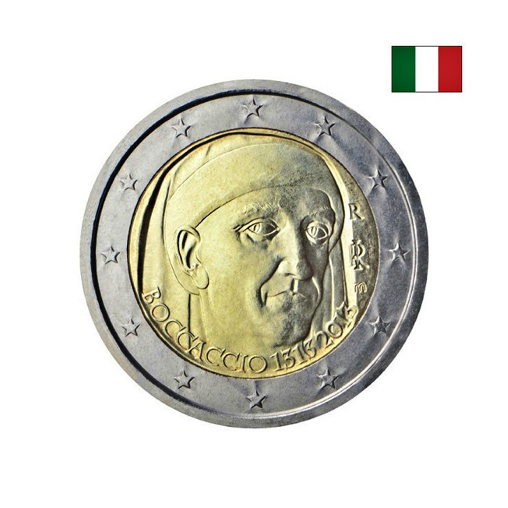 Italy 2 Euro 2013 "Giovanni Boccaccio" UNC