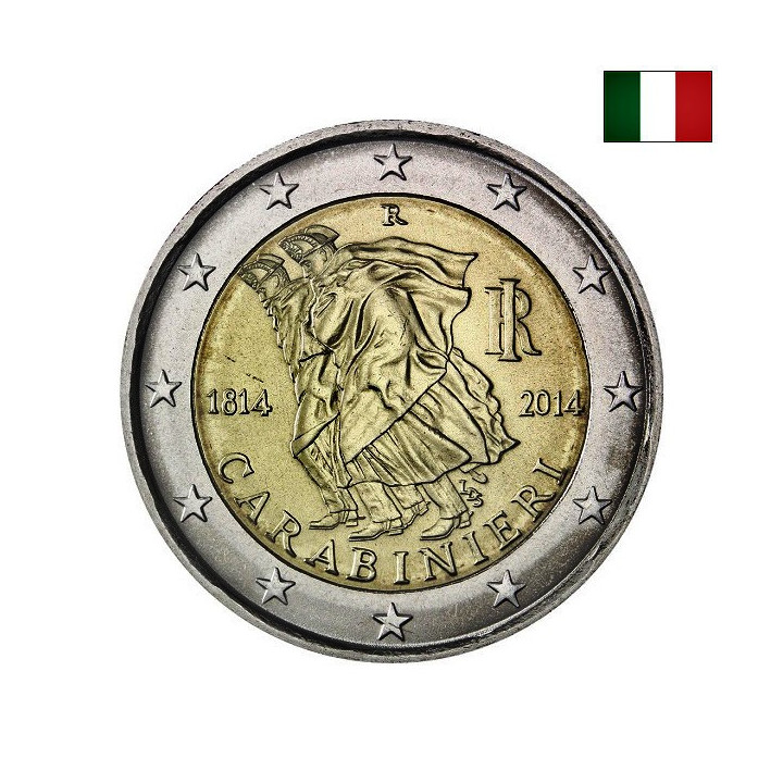 Italy 2 Euro 2014 "Carabinieri" UNC
