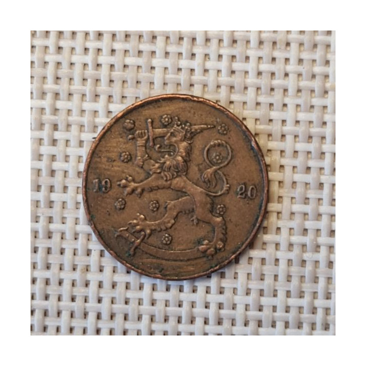 Finland 5 Penniä 1920 KM-22 VF