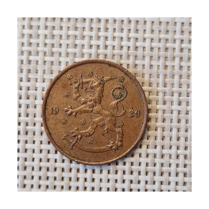 Finland 5 Penniä 1929 KM-22 VF