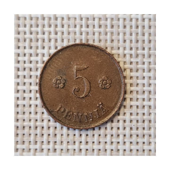 Finland 5 Penniä 1932 KM-22 VF