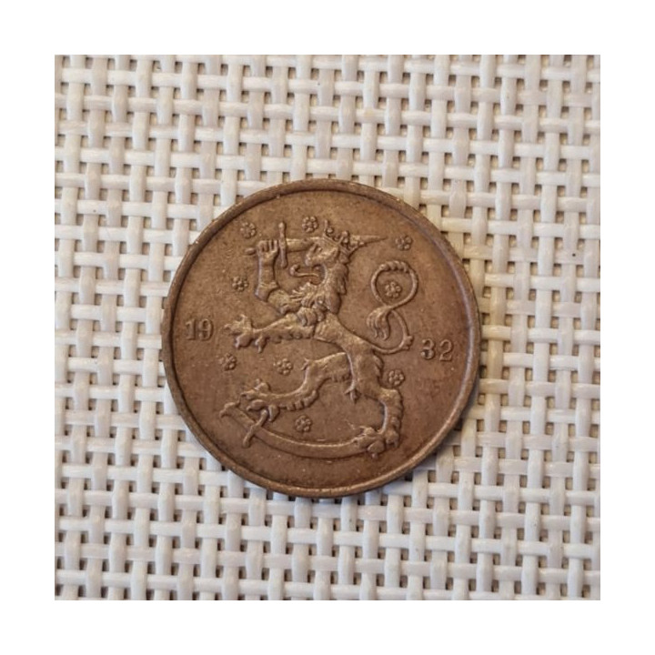 Finland 5 Penniä 1932 KM-22 VF