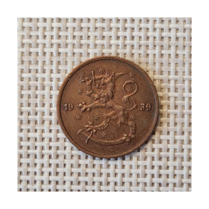 Finland 5 Penniä 1939 KM-22 VF
