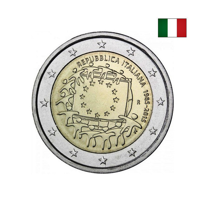 Italy 2 Euro 2015 "Flag (EUF)" UNC