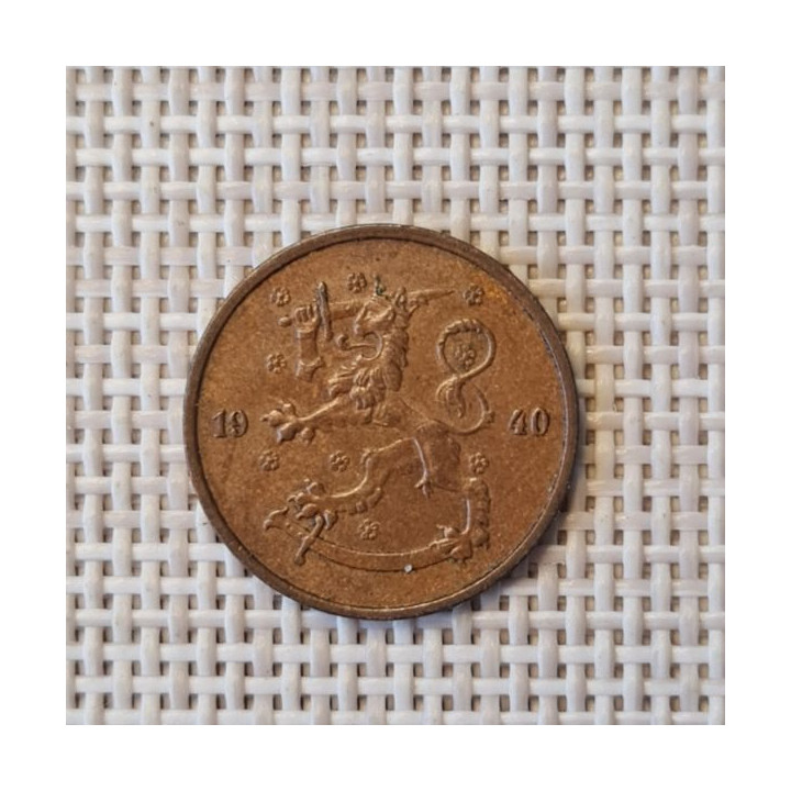Finland 5 Penniä 1940 KM-22 VF