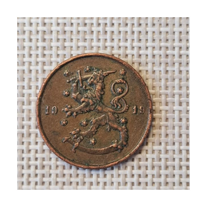 Finland 10 Penniä 1919 KM-24 VF