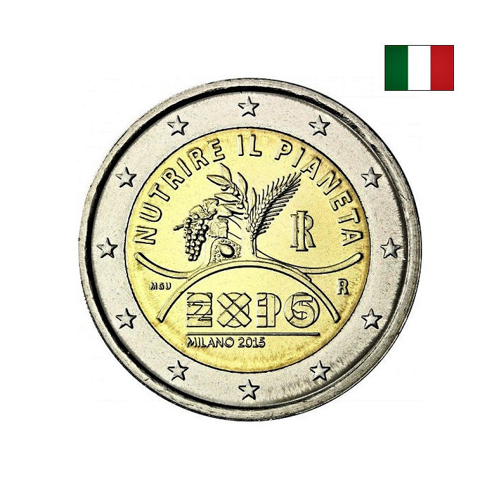 Italy 2 Euro 2015 "EXPO" UNC
