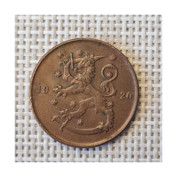 Finland 10 Penniä 1920 KM-24 VF