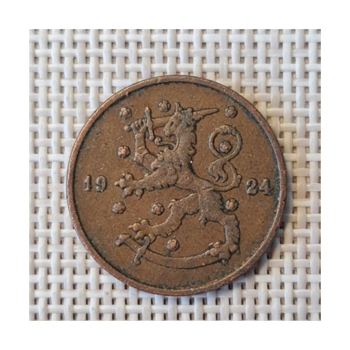 Finland 10 Penniä 1924 KM-24 VF