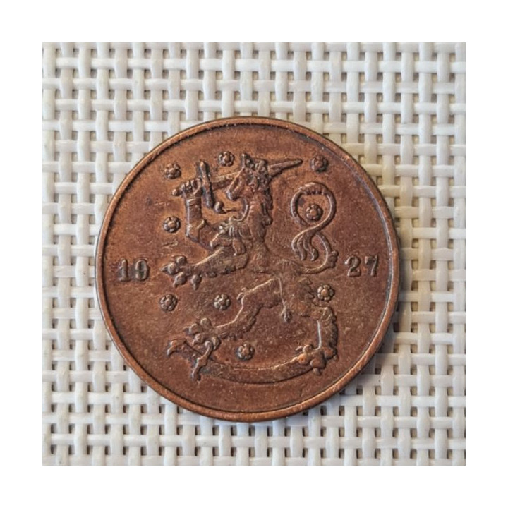 Finland 10 Penniä 1927 KM-24 VF