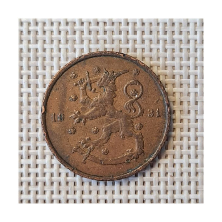 Finland 10 Penniä 1931 KM-24 VF