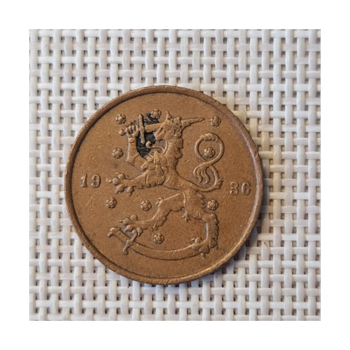 Finland 10 Penniä 1936 KM-24 VF