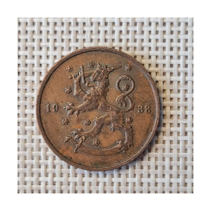Finland 10 Penniä 1938 KM-24 VF