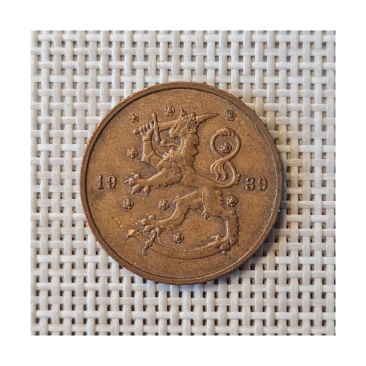 Finland 10 Penniä 1939 KM-24 VF