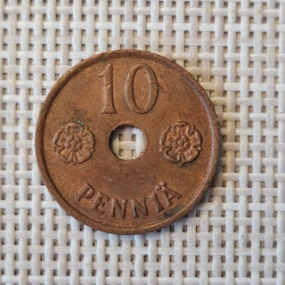 Finland 10 Penniä 1941 KM-33 VF
