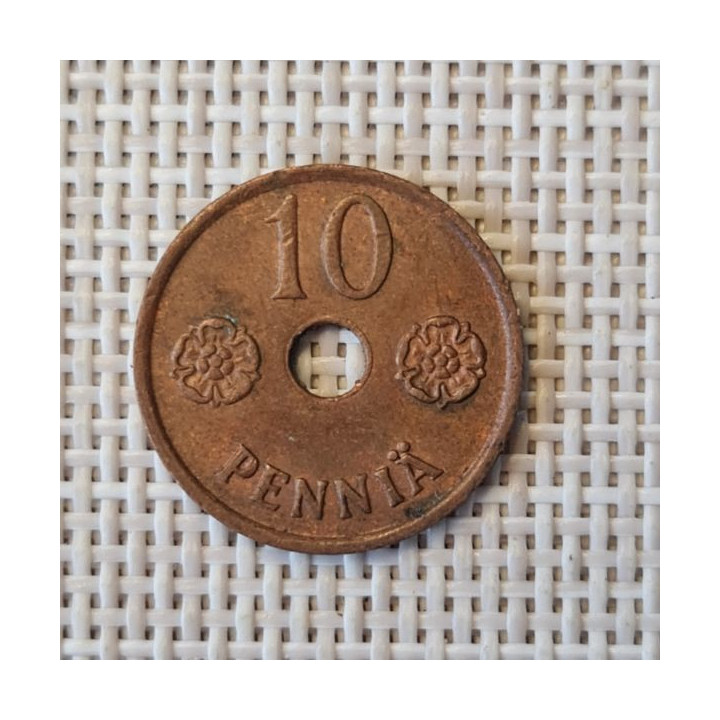 Finland 10 Penniä 1941 KM-33 VF