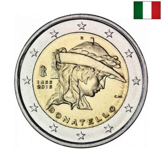 Italy 2 Euro 2016 "Donatello" UNC