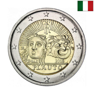 Italy 2 Euro 2016 "Plautus" UNC