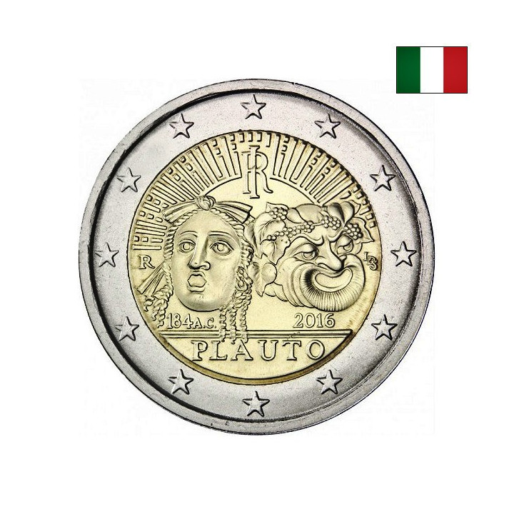 Italy 2 Euro 2016 "Plautus" UNC