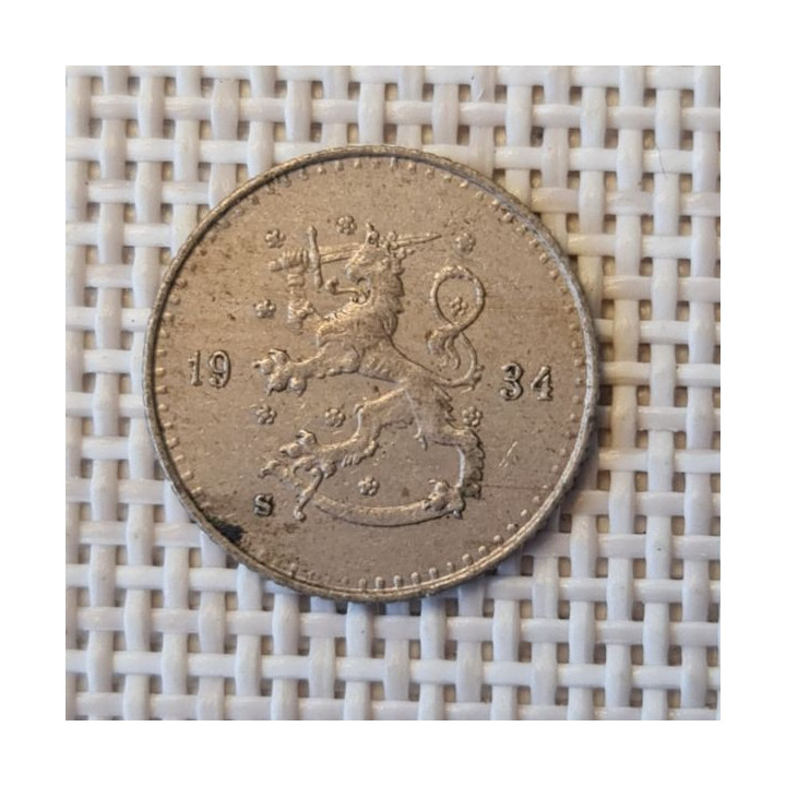 Finland 25 Penniä 1934 KM-25 VF