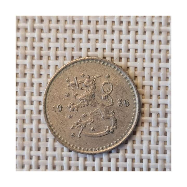 Finland 25 Penniä 1936 KM-25 VF