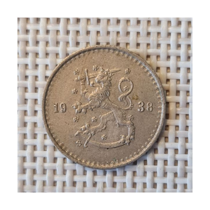 Finland 25 Penniä 1938 KM-25 VF