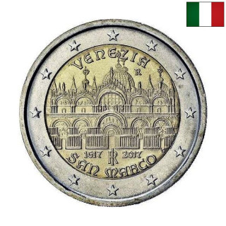 Italy 2 Euro 2017 "St. Mark's Basilica" UNC