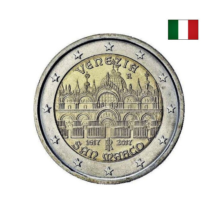 Italy 2 Euro 2017 "St. Mark's Basilica" UNC