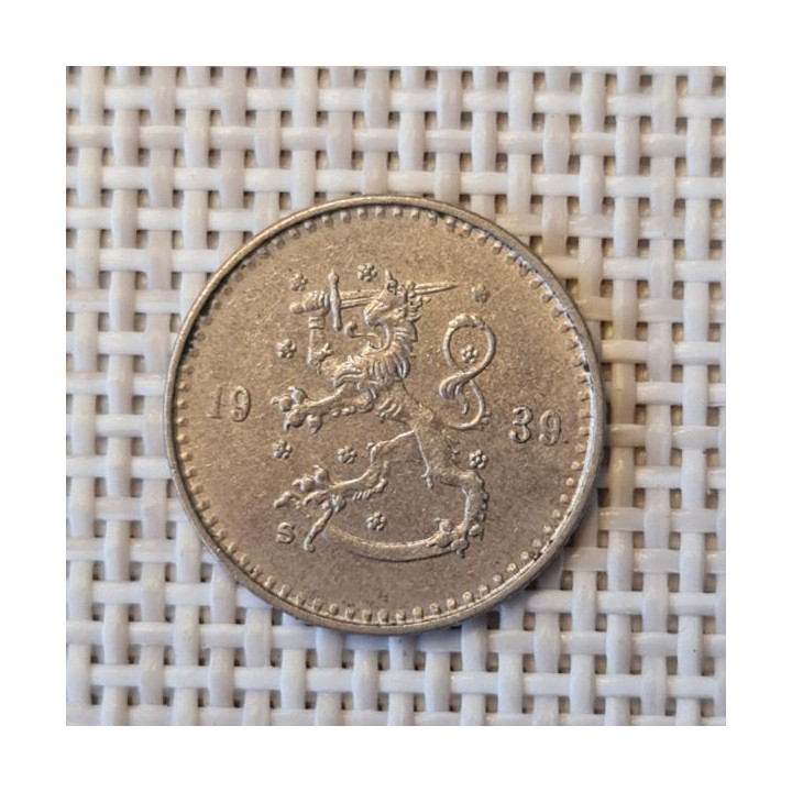 Finland 25 Penniä 1939 KM-25 VF