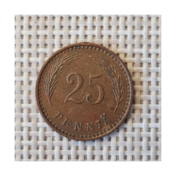 Finland 25 Penniä 1942 KM-25a VF