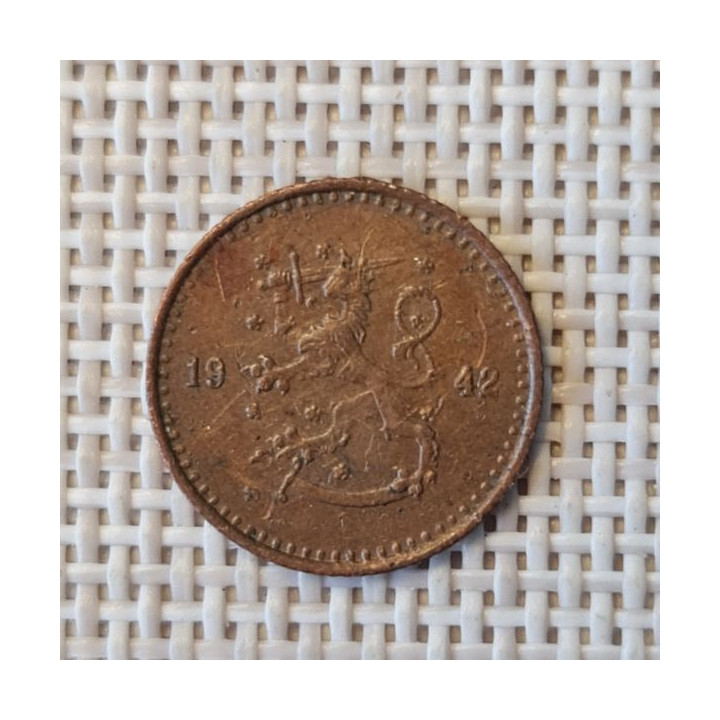 Finland 25 Penniä 1942 KM-25a VF