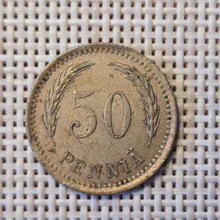 Finland 50 Penniä 1923 KM-26 VF
